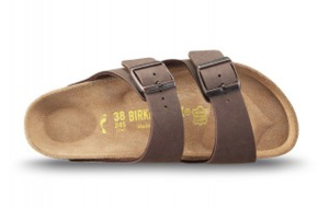 Birkenstock Arizona Mocca . BIRKO-FLOR/NUBUCK