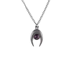 Lupus Necklace in Slate Steel