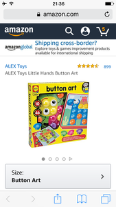 ALEX Toys Little Hands Button Art