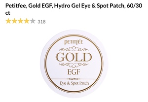 Патчи для глаз Petitfee, Gold EGF, Hydro Gel Eye & Spot Patch, 60/30 ct