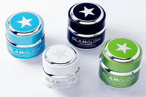 Maска Glamglow оранжевая, белая, голубая