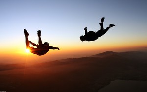 Parachute jump