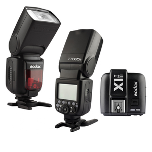 Две вспышки Godox tt685s + трансмиттер X1t-s