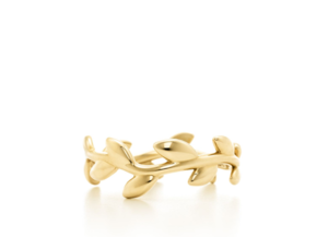 Tiffany Olive Leaf Band Ring