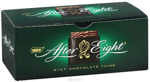 After Eight шоколадные конфеты со вкусом мяты