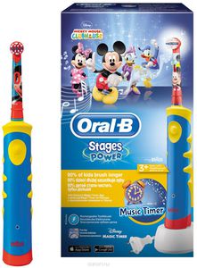 Электрическая зубная щетка для детей Oral-B Mickey Kids