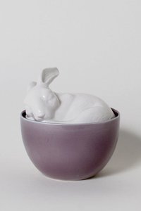 SLEEPING FAUNA RABBIT CANISTER