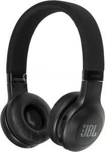 Гарнитура JBL E45BT BLK, накладные, черный, беспроводные bluetooth