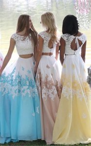 2-Piece Sherri Hill 51122 Lace Floral Appliqued Print Bridesmaid Dress 2017