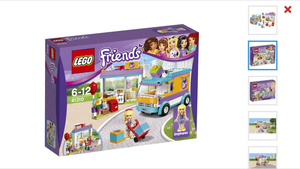 Конструктор Lego friends Служба доставки