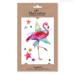 Miami Tattoos, Переводные татуировки Flamingo