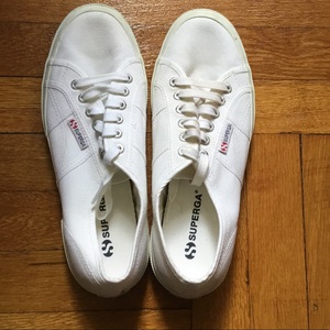 white vans or superga