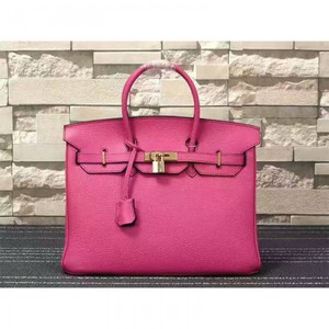 Hermes Birkin Bag Togo Leather Gold Hardware In Rose