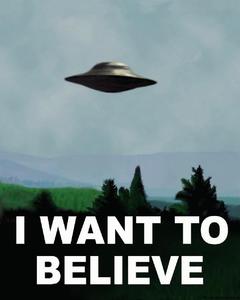 Плакат "I want to believe