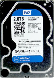 Жесткий диск Western Digital WD Blue Desktop 2 TB (WD20EZRZ)