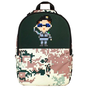 Рюкзак школьный Upixel «Camouflage Backpack», зеленый