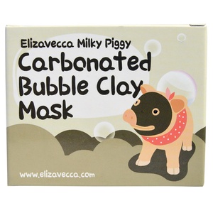 Elizavecca, Пузырьковая глиняная маска Milky Piggy, 100 г