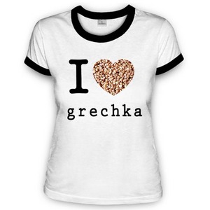 Футболка I love grechka