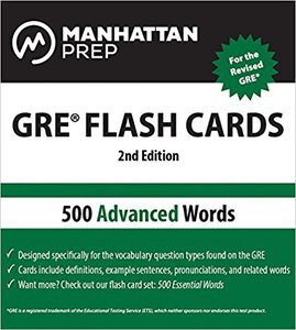 500 Advanced Words: GRE Vocabulary Flash Cards