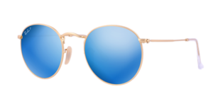 Ray Ban ROUND METAL FLASH LENSES