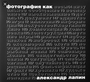 Книга Александра Лапина "Фотография как"