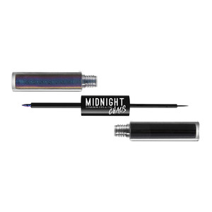 ДВУСТОРОННЯЯ ПОДВОДКА ДЛЯ ГЛАЗ. MIDNIGHT CHAOS DUAL-ENDED EYELINER BLACK/MYSTICALISM 01