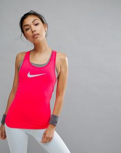 Nike Pro Training Tank In Pink