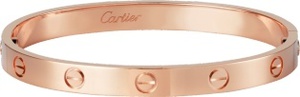 Cartier Love bracelet (pink gold, size 17)