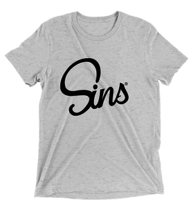 SINS LOGO T-SHIRT WHITE TRI-BLEND