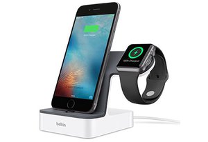 Док-станция Belkin PowerHouse Charge Dock для Apple Watch и iPhone, белая