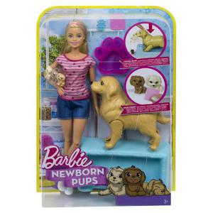 Набор игровой Barbie Кукла и собака с щенками