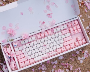 Varmilo VA88M Sakura PBT Pink LED