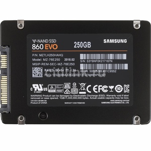 SSD диск SAMSUNG 860 EVO 250 Гб SATA III (MZ-76E250BW)