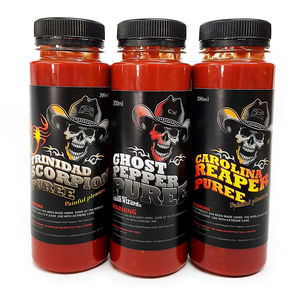 Chilli Sauce - Carolina Reaper, Trinidad Scorpion & Ghost Pepper Chilli Puree