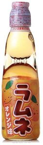 Газированный напиток Ramune Lemonade Orange, со вкусом апельсина, 200 мл