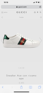 Gucci sneakers, size 37