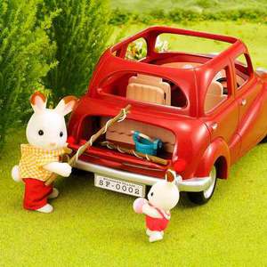 Игровой набор Семейный автомобиль красный Sylvanian Families