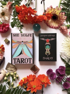 Serpentfire and She Wolfe Tarot decks