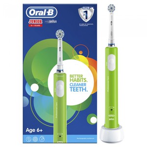 Braun Oral-B Junior 6+ электрическая щетка с таймером на аккумуляторе детская