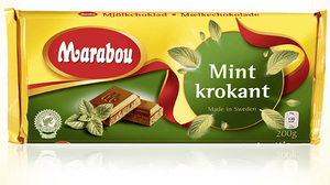 Шоколад Marabou с мятой