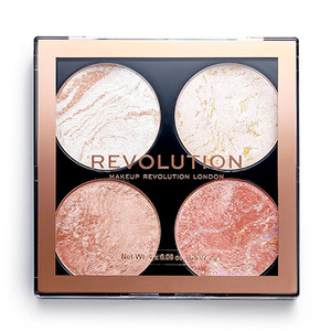 Палетка хайлайтеров для лица `REVOLUTION` CHEEK KIT тон take a breather