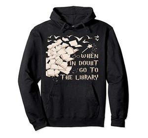 When In Doubt Go To The Library Hoodie