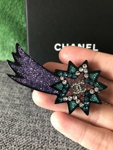 CHANEL Shooting Star Pin Brooch