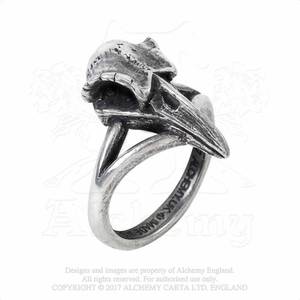 Alchemy Gothic Rabeschadel Kleiner Ring