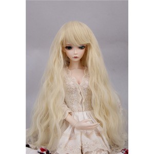 [Wamami] Fbe-023 # бежевый волнистый парик кудрявые волосы для 1/3 СД DOD BJD Dollfie 8-9"