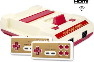 Игровая консоль RETRO GENESIS HD Wireless 300 игр, два беспроводных джойстика, белый/красный