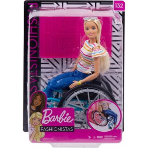 Кукла Barbie в инвалидной коляске