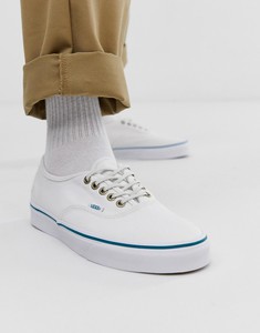 белые кеды из переработанного пластика Vans Authentic