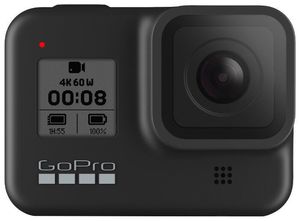 Экшн-камера GOPRO HERO8 Black Edition (монопод), 4K, WiFi, черный [chdhx-801-rw]