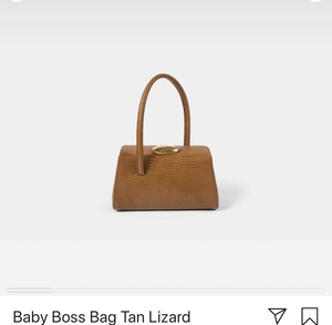 Baby Boss Bag Tan Lizard